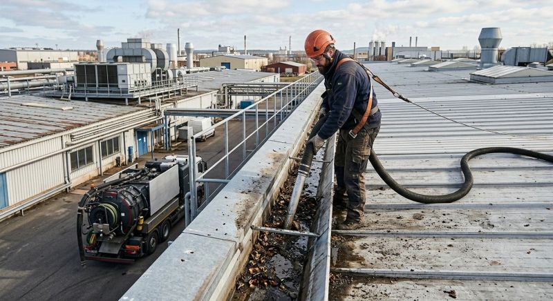 Commercial Gutter Cleaning in Mcdonough, GA