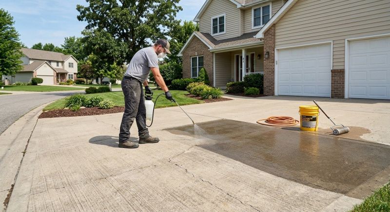 Stamped Concrete Sealing in Redmond, WA